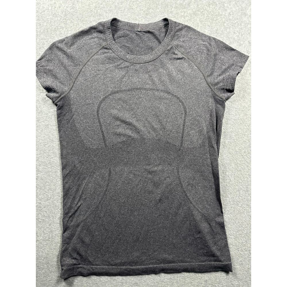 Lululemon Swiftly Tech T-Shirt Women's Gray Short-Sleeve Crew Neck 10